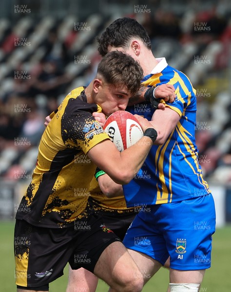 020526 - Penallta v Talywain, U18s Boys Club Bowl Final - Penallta, blue kit, take on Talywain in the U18s Boys Club Bowl Final