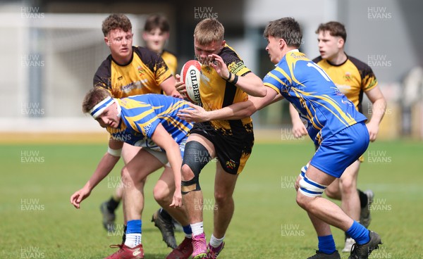 020526 - Penallta v Talywain, U18s Boys Club Bowl Final - Penallta, blue kit, take on Talywain in the U18s Boys Club Bowl Final