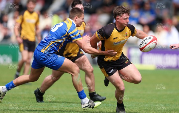 020526 - Penallta v Talywain, U18s Boys Club Bowl Final - Penallta, blue kit, take on Talywain in the U18s Boys Club Bowl Final