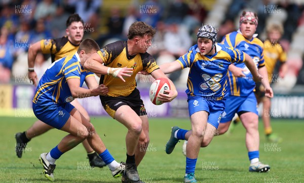 020526 - Penallta v Talywain, U18s Boys Club Bowl Final - Penallta, blue kit, take on Talywain in the U18s Boys Club Bowl Final