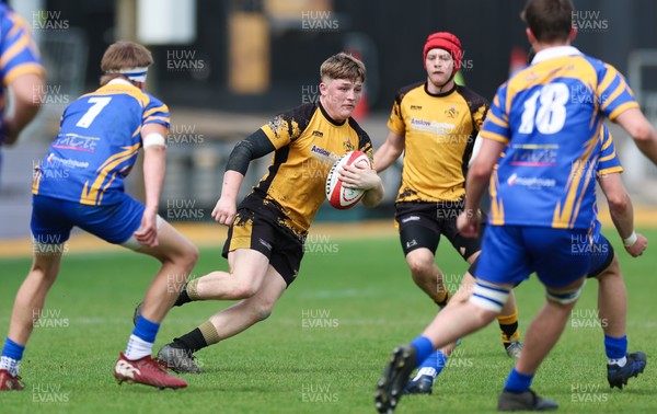020526 - Penallta v Talywain, U18s Boys Club Bowl Final - Penallta, blue kit, take on Talywain in the U18s Boys Club Bowl Final