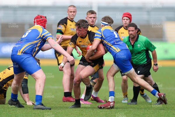 020526 - Penallta v Talywain, U18s Boys Club Bowl Final - Penallta, blue kit, take on Talywain in the U18s Boys Club Bowl Final
