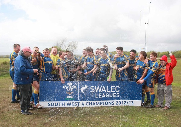 110513 Penlan RFC - Division 4 South West Champions -Penlan RFC celebrate winning Division 4 South West