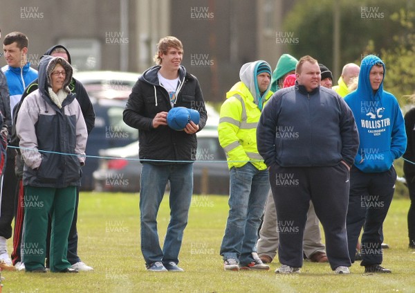 110513 Penlan RFC - Division 4 South West Champions -Wales international Liam Williams watches Penlan RFC secure Division 4 South West