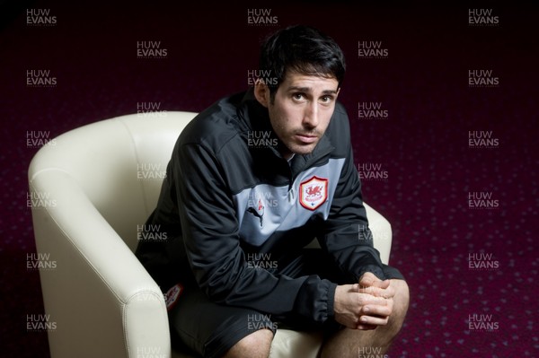 280313 -  Cardiff City footballer Peter Whittingham at the Vale Resort near Cardiff