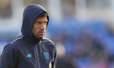 011125 - Peterborough United v Cardiff City - FA Cup First Round - Warm up…Manager Brian Barry-Murphy of Cardiff