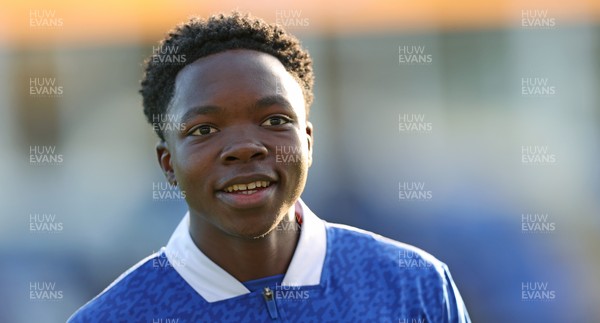 011125 - Peterborough United v Cardiff City - FA Cup First Round - Warm up…Dakarai Manfico of Cardiff