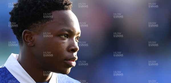 011125 - Peterborough United v Cardiff City - FA Cup First Round - Warm up…Dakarai Manfico of Cardiff