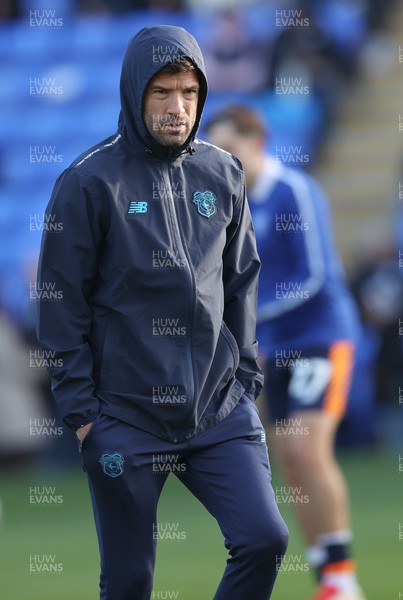 011125 - Peterborough United v Cardiff City - FA Cup First Round - Warm up…Manager Brian Barry-Murphy of Cardiff