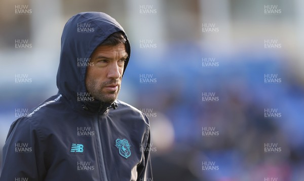 011125 - Peterborough United v Cardiff City - FA Cup First Round - Warm up…Manager Brian Barry-Murphy of Cardiff