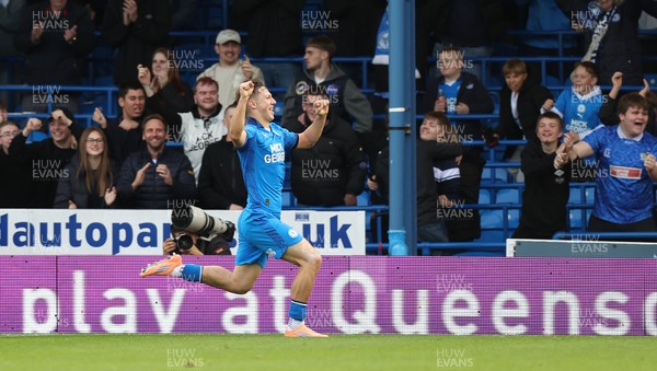011125 - Peterborough United v Cardiff City - FA Cup First Round -  Harry Leonard of Peterborough celebrates his winning goal