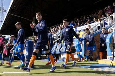 060426 - Peterborough United v Cardiff City - Sky Bet League 1 - Joel Bagan of Cardiff City walks out for the match