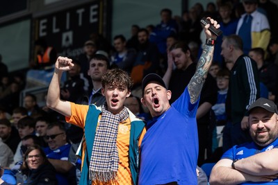 060426 - Peterborough United v Cardiff City - Sky Bet League 1 - Cardiff City fans