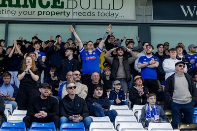 060426 - Peterborough United v Cardiff City - Sky Bet League 1 - Cardiff City fans