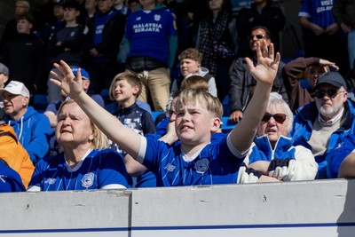 060426 - Peterborough United v Cardiff City - Sky Bet League 1 - Cardiff City fans