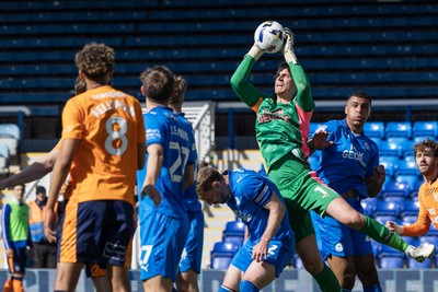 060426 - Peterborough United v Cardiff City - Sky Bet League 1 - Alex Bass of Peterborough United saves the ball