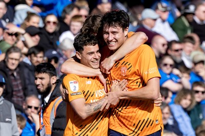 060426 - Peterborough United v Cardiff City - Sky Bet League 1 - Alex Robertson of Cardiff City celebrates scoring his sides first goal