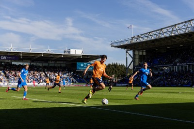 060426 - Peterborough United v Cardiff City - Sky Bet League 1 - Rubin Colwill of Cardiff City 