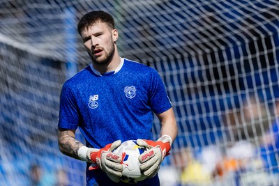 060426 - Peterborough United v Cardiff City - Sky Bet League 1 - Harry Tyrer of Cardiff City