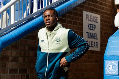 060426 - Peterborough United v Cardiff City - Sky Bet League 1 - Ronan Kpakio of Cardiff City