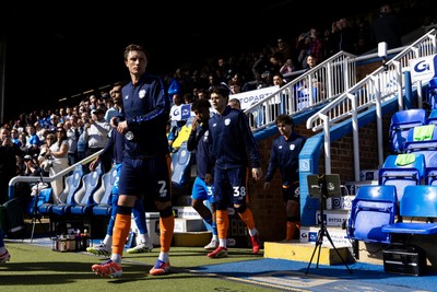 060426 - Peterborough United v Cardiff City - Sky Bet League 1 - William Fish of Cardiff City walk out onto the pitch