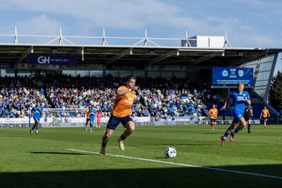 060426 - Peterborough United v Cardiff City - Sky Bet League 1 - Ollie Tanner of Cardiff City