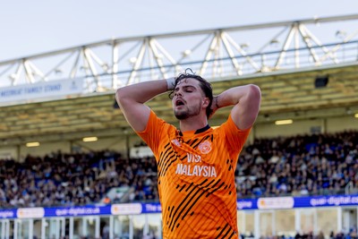 060426 - Peterborough United v Cardiff City - Sky Bet League 1 - Ollie Tanner of Cardiff City