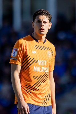 060426 - Peterborough United v Cardiff City - Sky Bet League 1 - Yousef Salech of Cardiff City