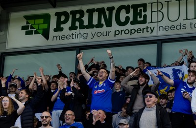 060426 - Peterborough United v Cardiff City - Sky Bet League 1 - Cardiff City fans