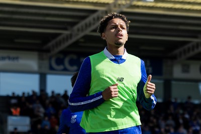 060426 - Peterborough United v Cardiff City - Sky Bet League 1 - Omari Kellyman of Cardiff City