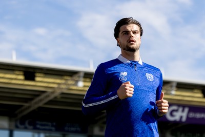 060426 - Peterborough United v Cardiff City - Sky Bet League 1 - Ollie Tanner of Cardiff City