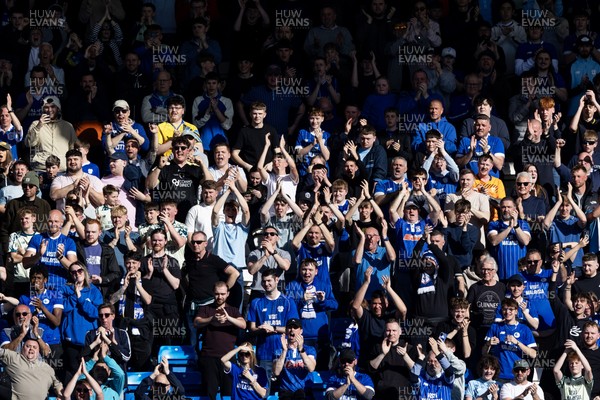 060426 - Peterborough United v Cardiff City - Sky Bet League 1 - Cardiff City fans