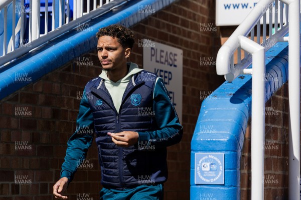 060426 - Peterborough United v Cardiff City - Sky Bet League 1 - Omari Kellyman of Cardiff City