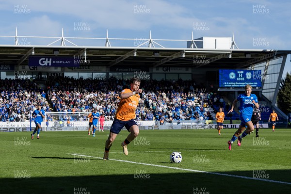 060426 - Peterborough United v Cardiff City - Sky Bet League 1 - Ollie Tanner of Cardiff City