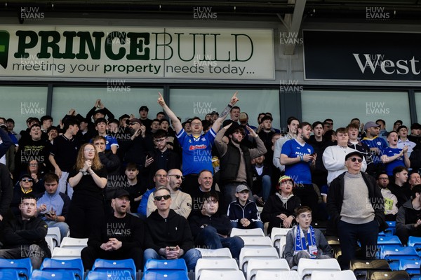 060426 - Peterborough United v Cardiff City - Sky Bet League 1 - Cardiff City fans