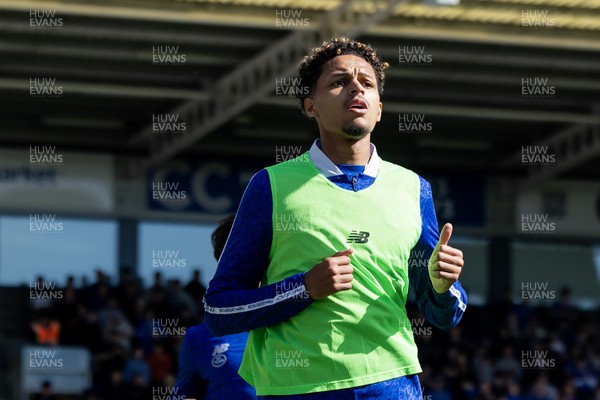 060426 - Peterborough United v Cardiff City - Sky Bet League 1 - Omari Kellyman of Cardiff City