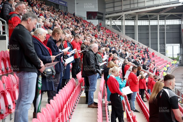 240622 - Memorial service for Phil Bennett OBE, former Llanelli, Wales & Lions player at Parc y Scarlets - 