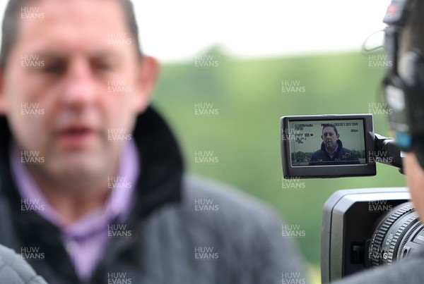 120612 - Phil Davies  -Phil Davies, Cardiff Blues Director of Rugby, at the Vale Training Centre discusses the draw for the 2012/13 Heineken Cup, held in Dublin earlier in the day