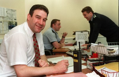 260397 - Picture shows former Cardiff City footballer now policeman Phil Dwyer