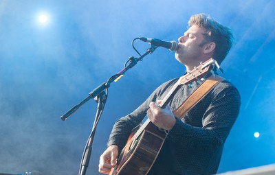 170716 -  On The Pitch, SSE SWALEC, Cardiff - Ben Montague performs his set on the second day of On The Pitch at the SSE SWALEC