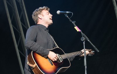 170716 -  On The Pitch, SSE SWALEC, Cardiff - Ben Montague performs his set on the second day of On The Pitch at the SSE SWALEC