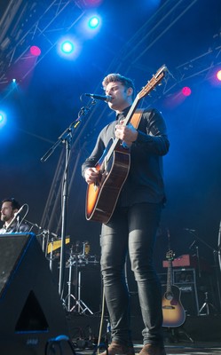 170716 -  On The Pitch, SSE SWALEC, Cardiff - Ben Montague performs his set on the second day of On The Pitch at the SSE SWALEC