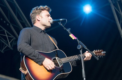 170716 -  On The Pitch, SSE SWALEC, Cardiff - Ben Montague performs his set on the second day of On The Pitch at the SSE SWALEC