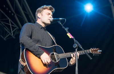 170716 -  On The Pitch, SSE SWALEC, Cardiff - Ben Montague performs his set on the second day of On The Pitch at the SSE SWALEC