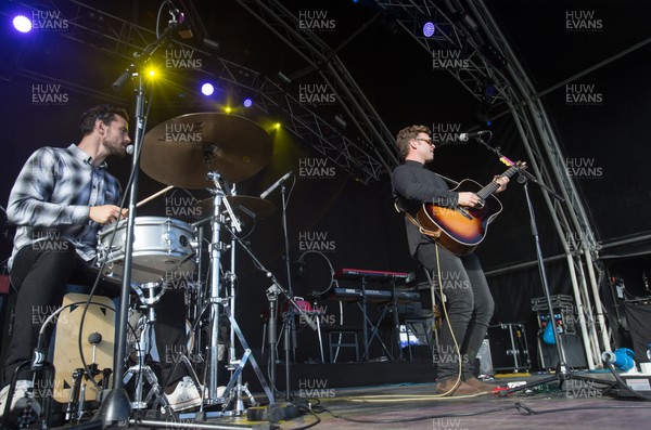 170716 -  On The Pitch, SSE SWALEC, Cardiff - Ben Montague performs his set on the second day of On The Pitch at the SSE SWALEC