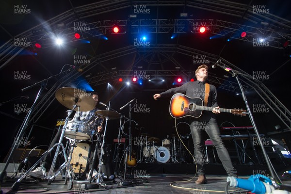 170716 -  On The Pitch, SSE SWALEC, Cardiff - Ben Montague performs his set on the second day of On The Pitch at the SSE SWALEC