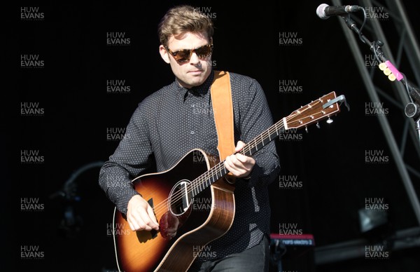 170716 -  On The Pitch, SSE SWALEC, Cardiff - Ben Montague performs his set on the second day of On The Pitch at the SSE SWALEC
