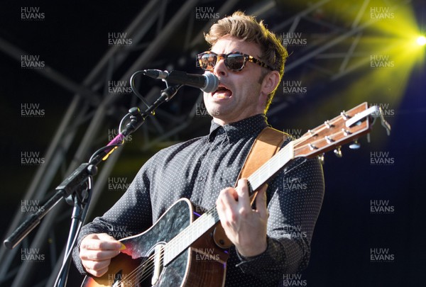 170716 -  On The Pitch, SSE SWALEC, Cardiff - Ben Montague performs his set on the second day of On The Pitch at the SSE SWALEC