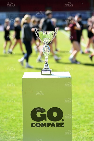 290426 - Plasmawr v Haverfordwest High - Girls Schools Final U12 - Road To Principality Finals - The trophy