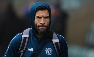 210226 - Plymouth Argyle v Cardiff City - Sky Bet League 1 - Brian Barry-Murphy, Manager of Cardiff City arrives ahead of the match